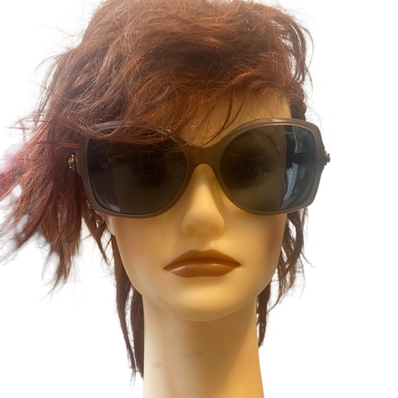 Vintage‎ 80's DOLCE & GABBANA Dark Brown Acetate Oversized Prescription Glasses